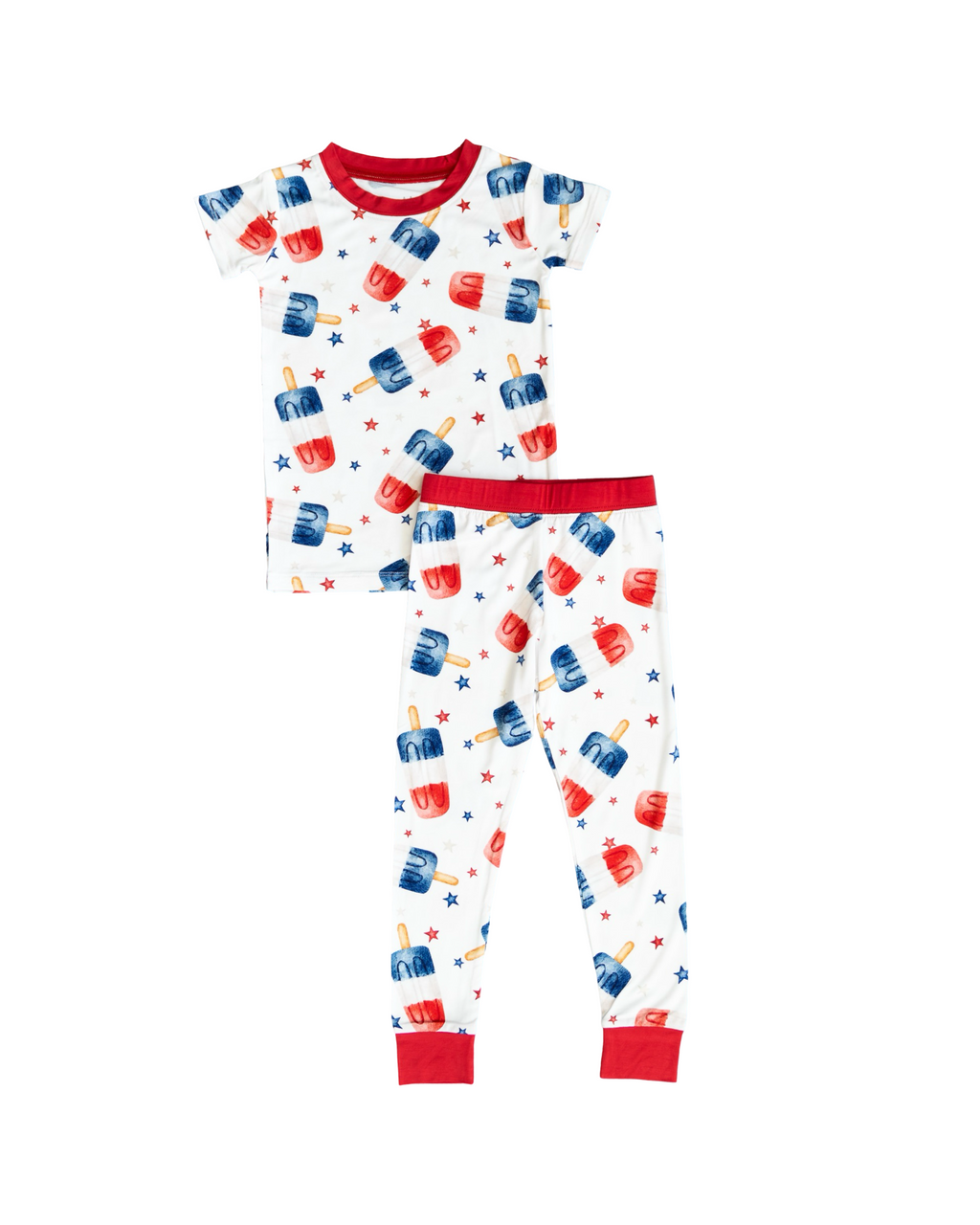 Red, White and Snooze Short-Sleeve PJ set